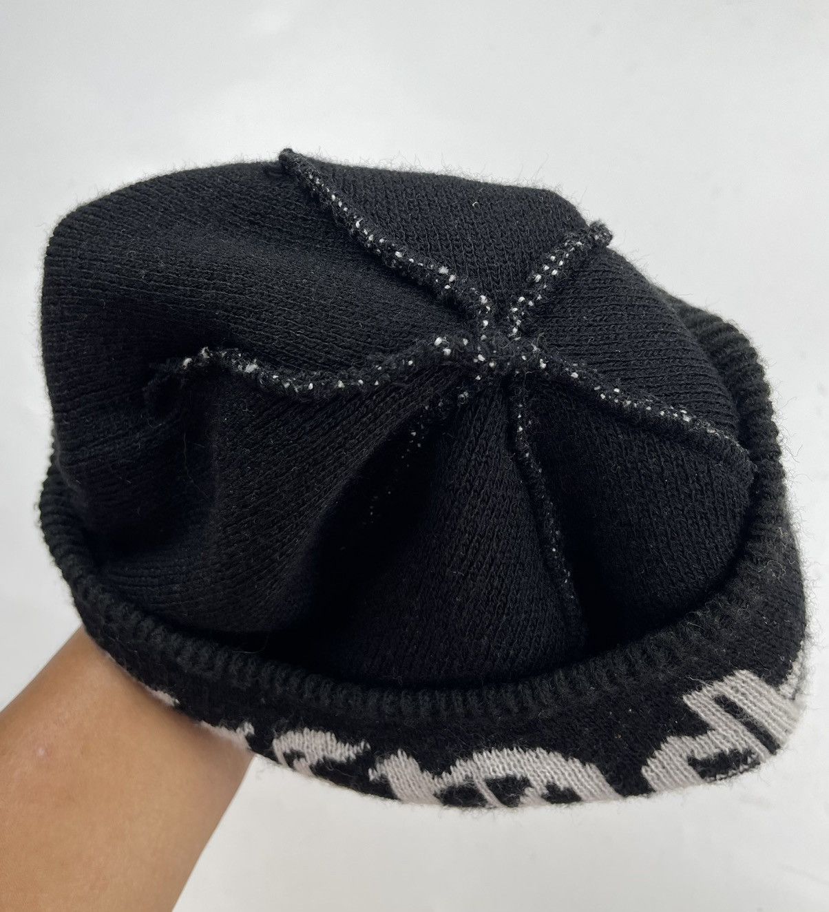 Japanese Brand big logo punks beanie hat snow cap tc21 Size ONE SIZE - 5 Thumbnail