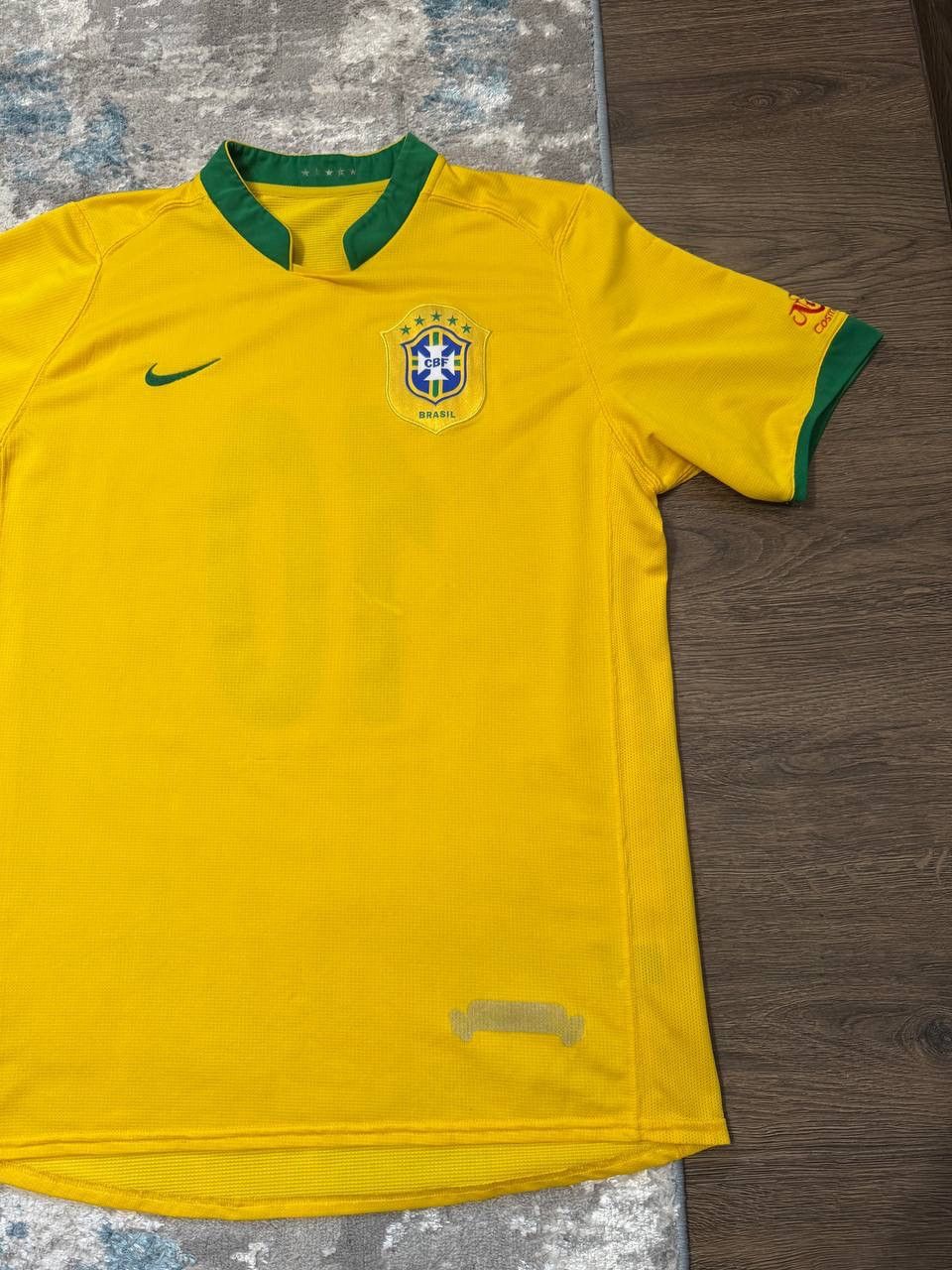 Vintage Vintage Brazil #10 National Team Jersey | CBF Nike Size US L / EU 52-54 / 3 - 3 Thumbnail