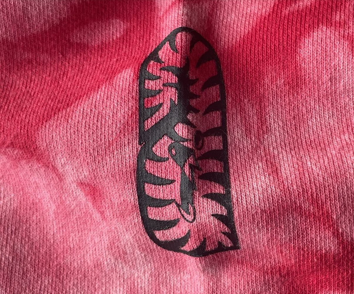 Bape Bape Tie Dye Shark Full Zip Wide Hoodie Red Size US XXL / EU 58 / 5 - 8 Thumbnail
