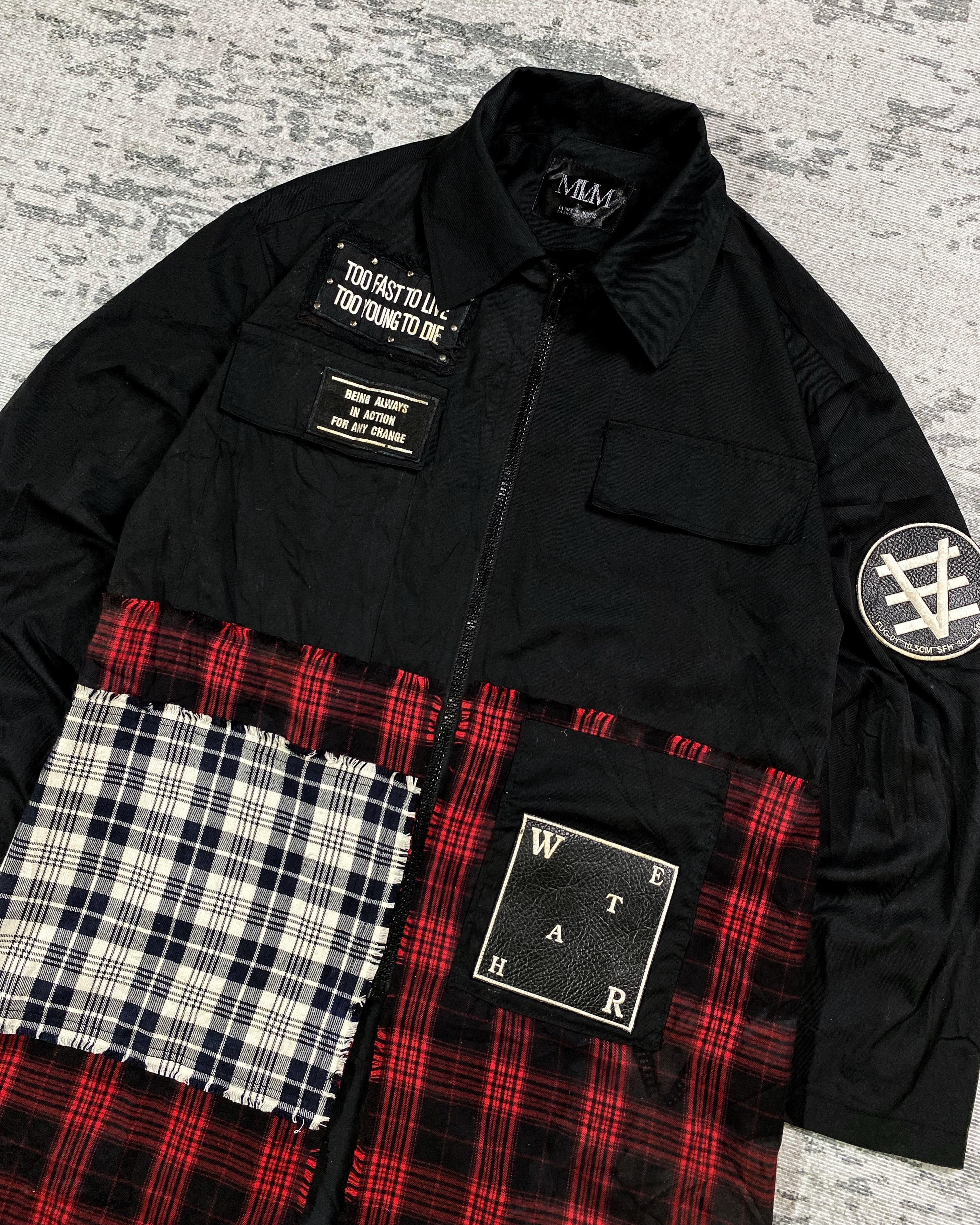 Japanese Brand 2000s Archival Hysteric Gyaruo Punk Patch Zip y2k Lgb Ifsix Size US M / EU 48-50 / 2 - 4 Thumbnail
