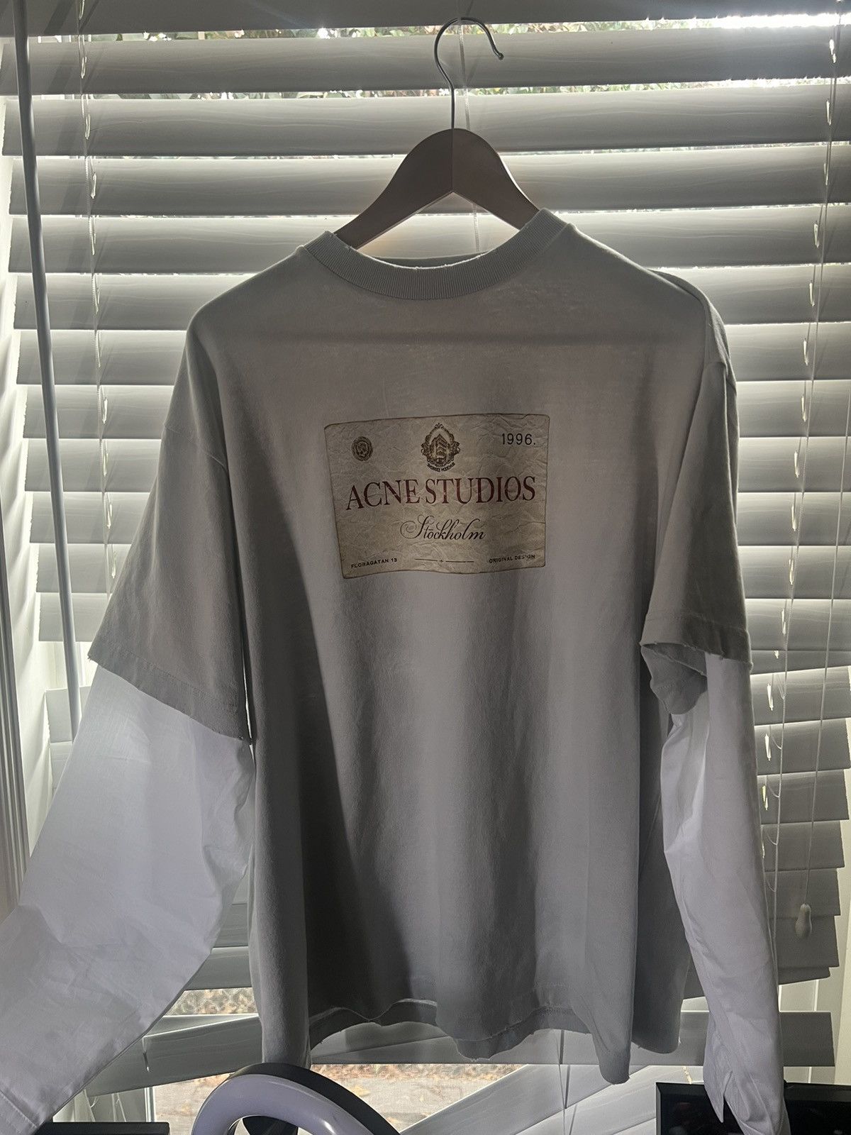 Acne Studios Edra Double U Champagne Longsleeve Size US XS / EU 42 / 0 - 1 Thumbnail