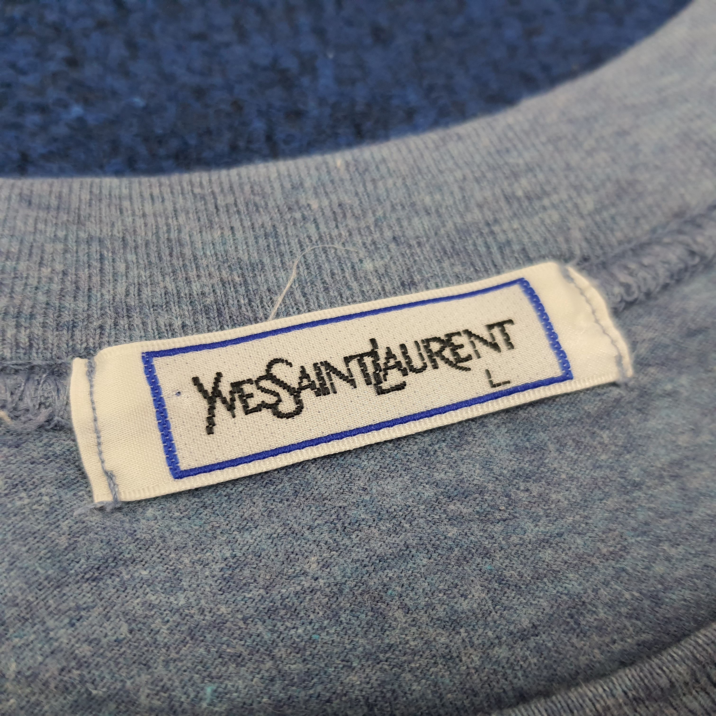 Vintage × Yves Saint Laurent Vintage Yves Saint Laurent YSL Designer Tshirt Size US M / EU 48-50 / 2 - 5 Thumbnail