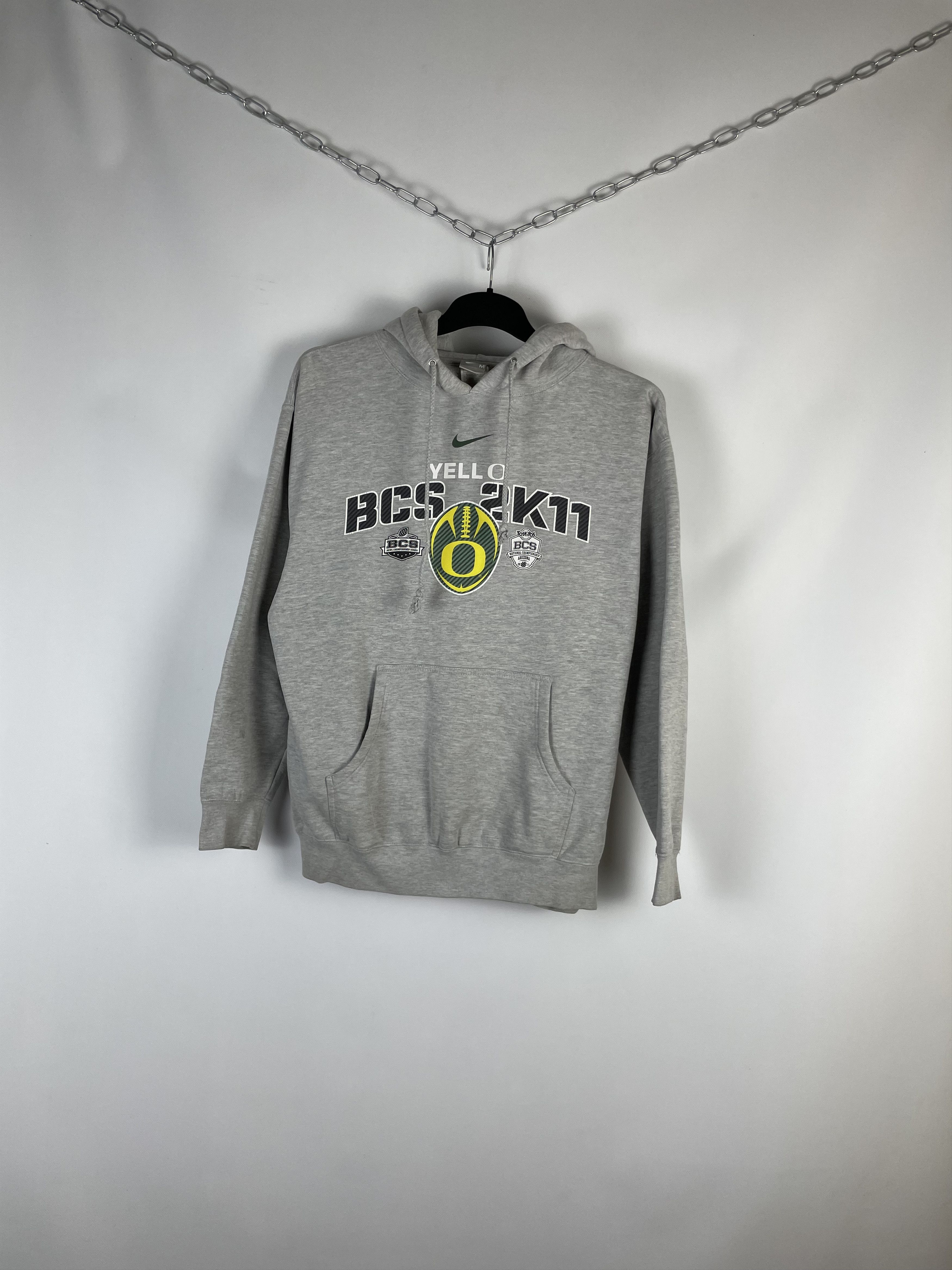 Nike Vintage Nike swoosh hoodie sweatshirt Size US M / EU 48-50 / 2 - 2 Thumbnail