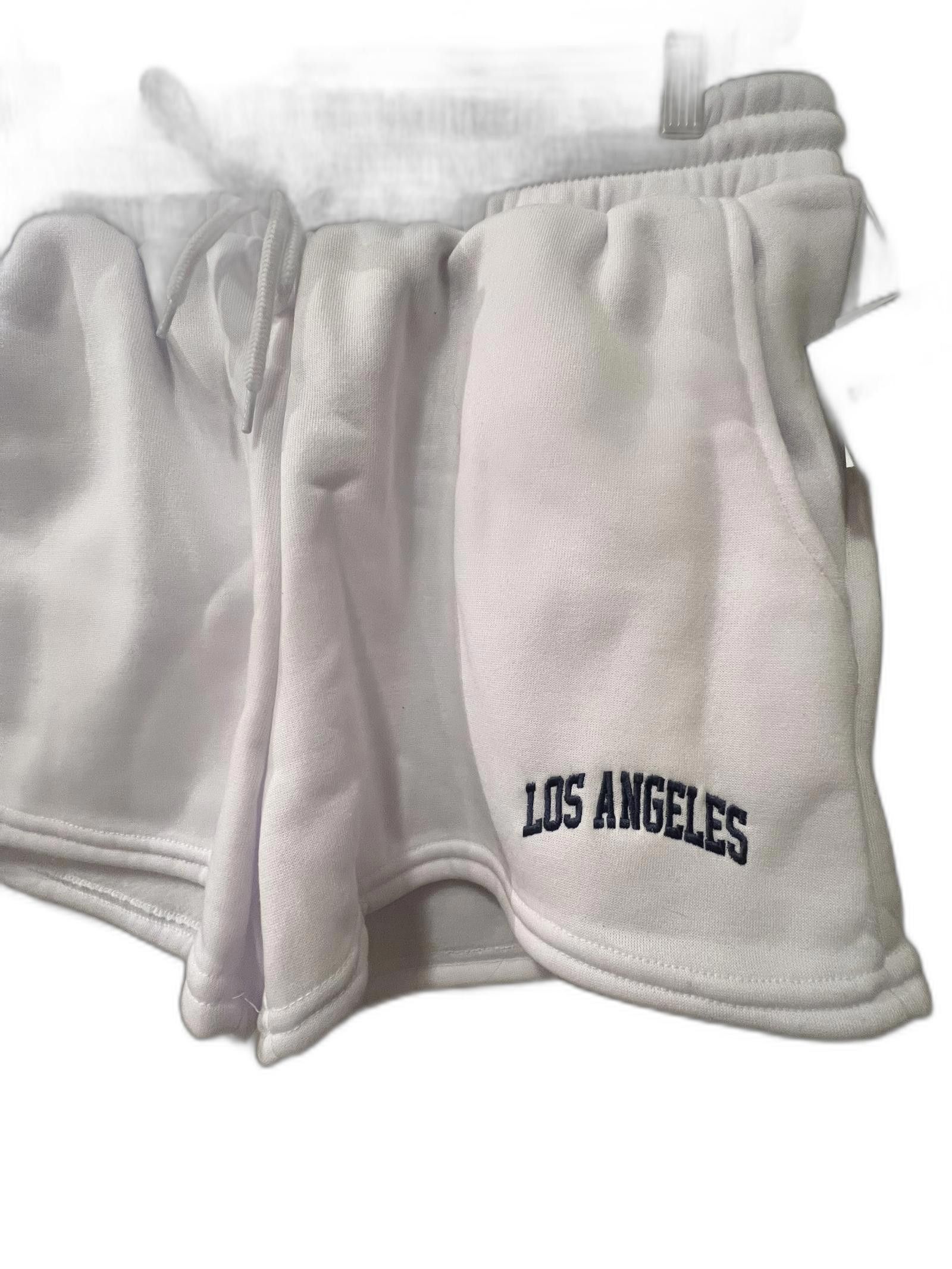 Designer Harper & Ivy White Los Angeles Shorts Size 36" / US 14 / IT 50 - 2 Thumbnail