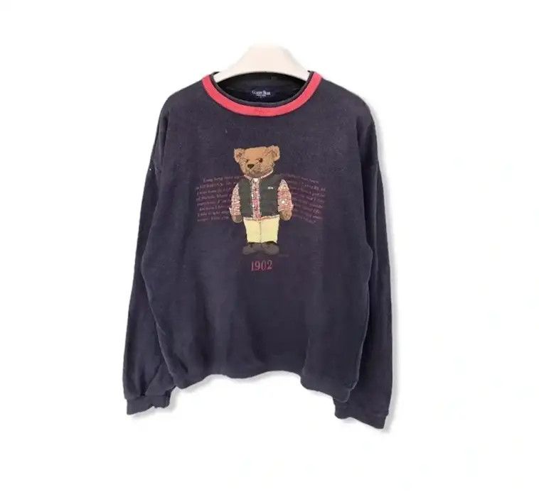 Vintage Classy Bear FullPrint Sweatshirt
