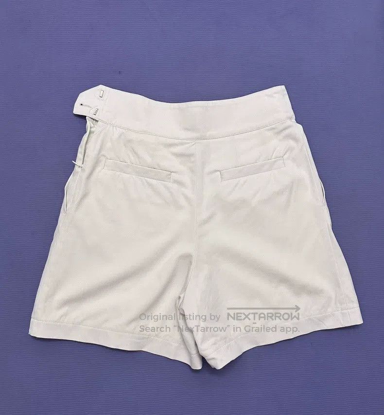 Hermes Hermes White Shorts Size 25" / US 0 / IT 36 - 2 Thumbnail