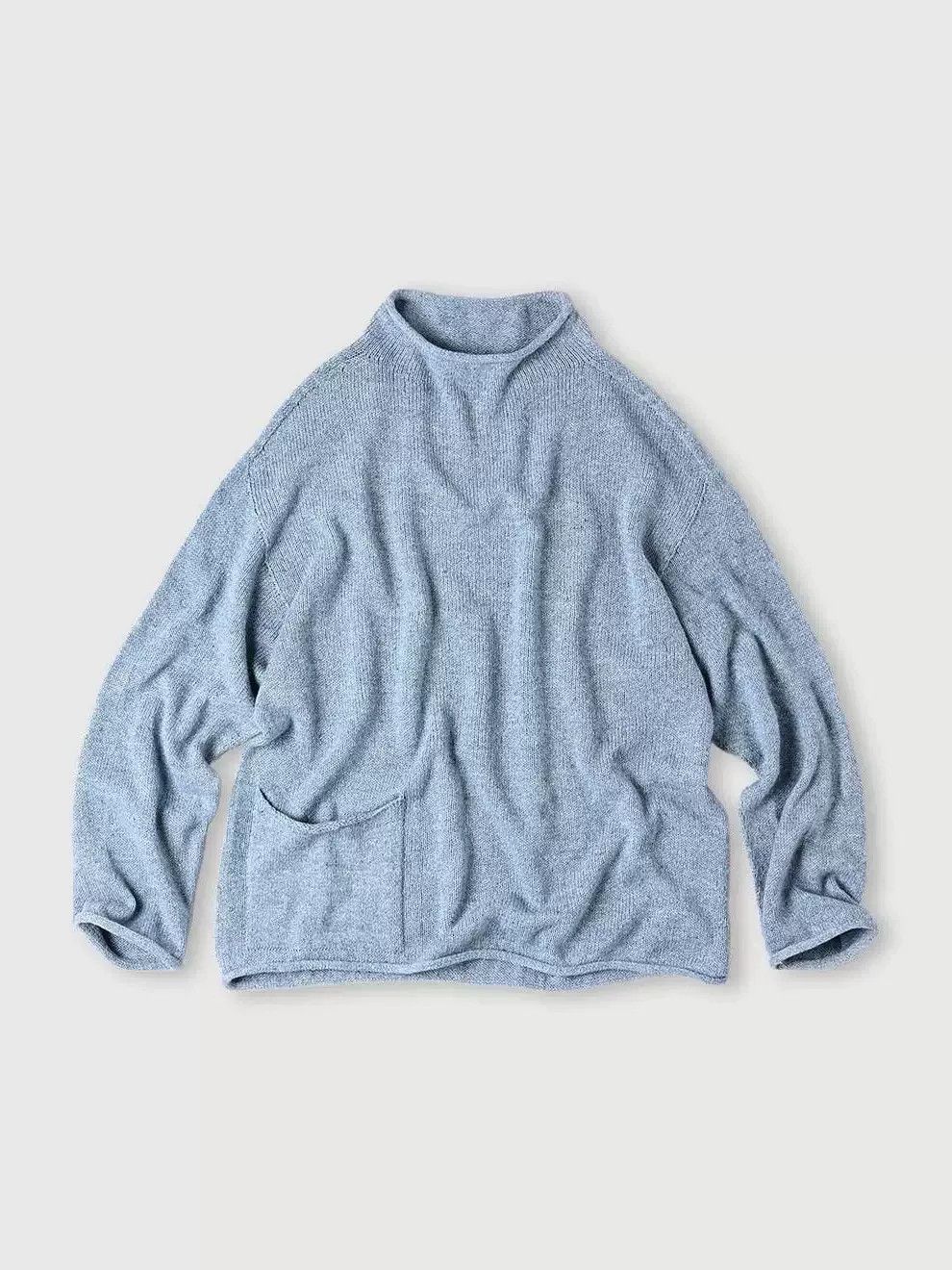 45rpm Blue Knit Sweater for Transitional Weather Size L / US 10 / IT 46 - 1 Thumbnail