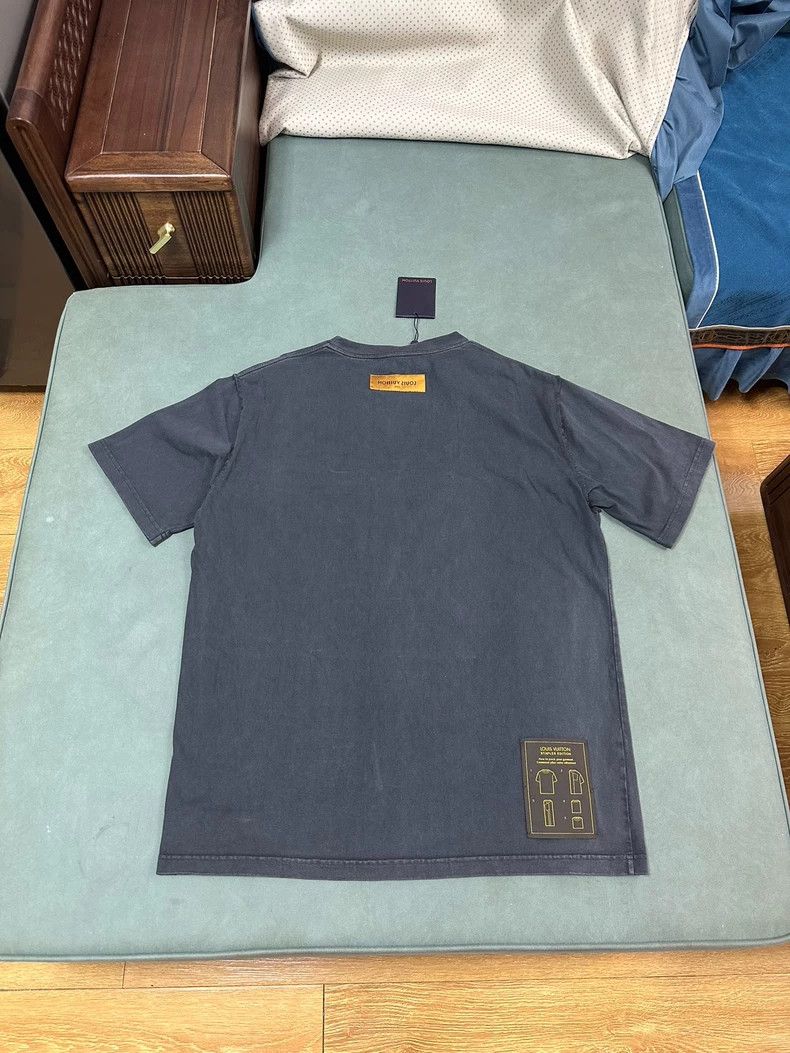 Louis Vuitton Louis Vuitton FW22 reverse logo back instructions black sho Size US XXL / EU 58 / 5 - 2 Thumbnail