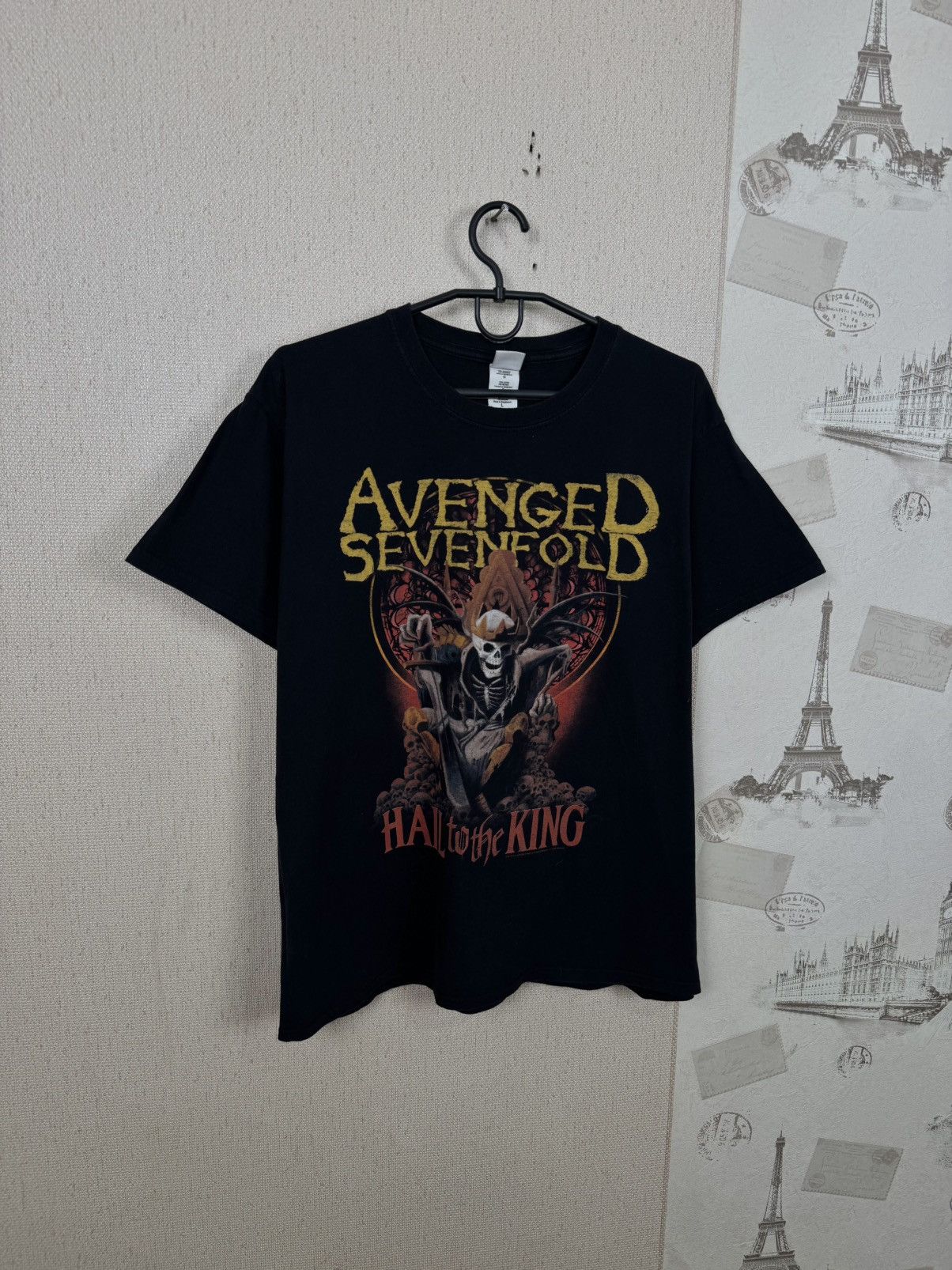 Other Avenged Sevenfold T shirt Black Hail to the King SL 2013 Size US L / EU 52-54 / 3 - 1 Thumbnail