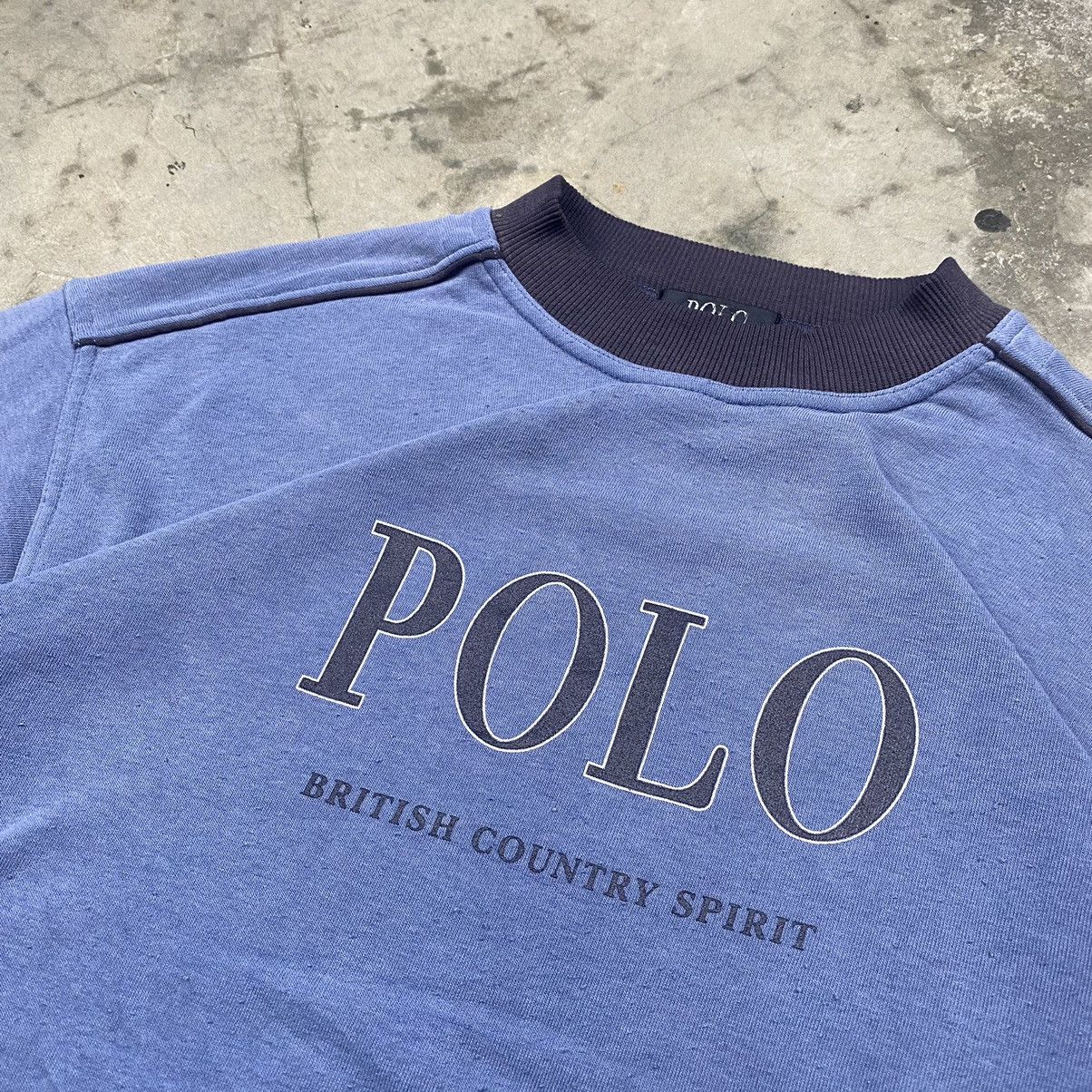 Sports Specialties × Vintage 90s Polo British Country Spirit Crewneck Size US L / EU 52-54 / 3 - 2 Thumbnail