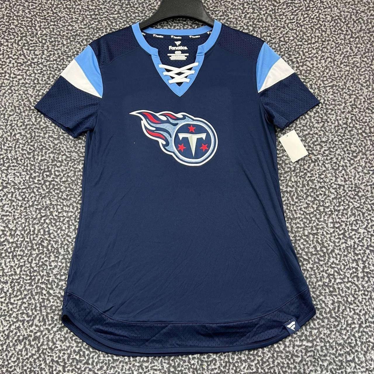 Other Tennessee Titans Shirt Women Blue Short Sleeve New M Size M / US 6-8 / IT 42-44 - 1 Thumbnail