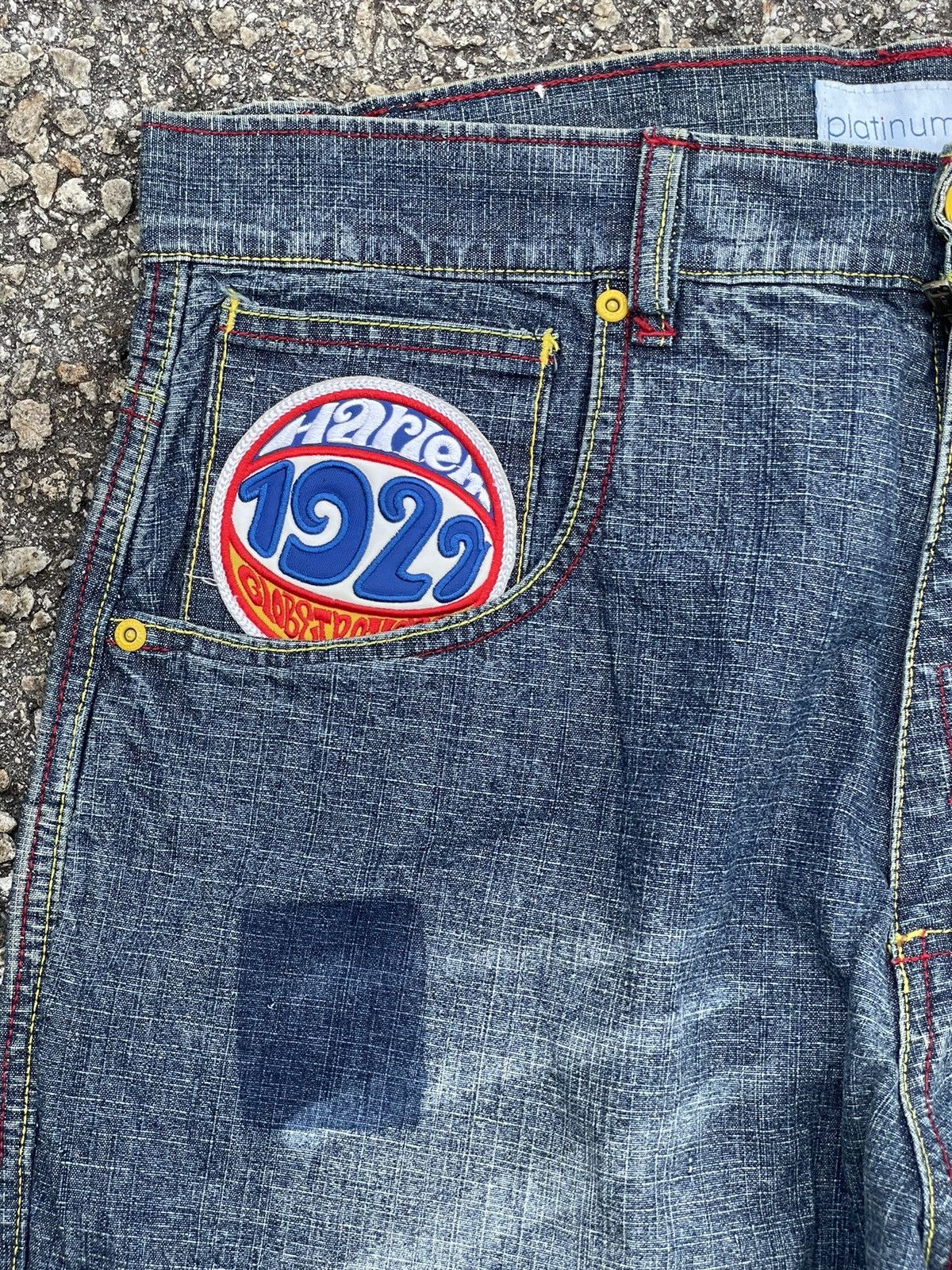 Fubu Fubu x Harlem Globetrotters Baggy Jeans Streetwear Size US 36 / EU 52 - 6 Thumbnail