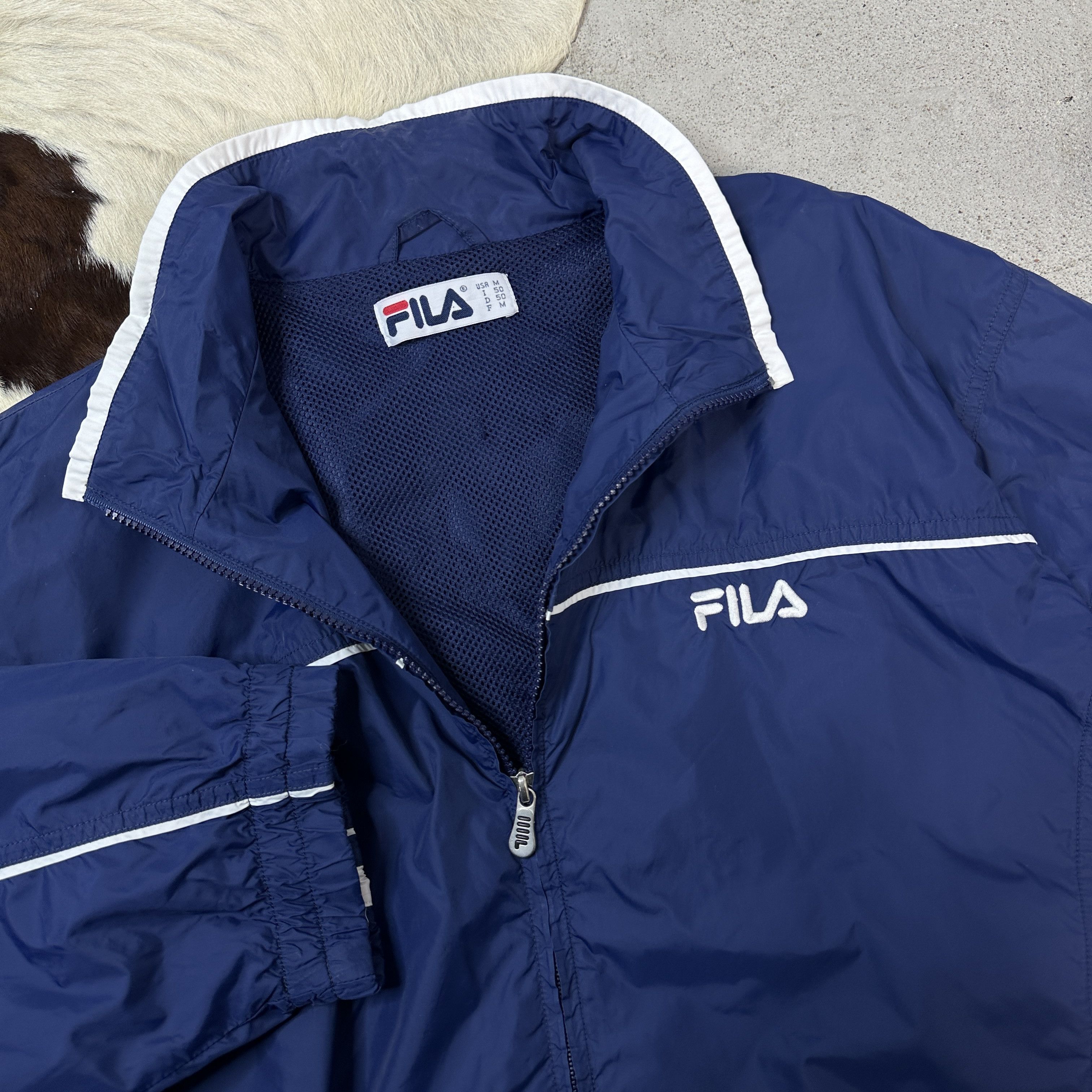 Fila × Vintage Vintage Fila Windbreaker Jacket Size US M / EU 48-50 / 2 - 3 Thumbnail