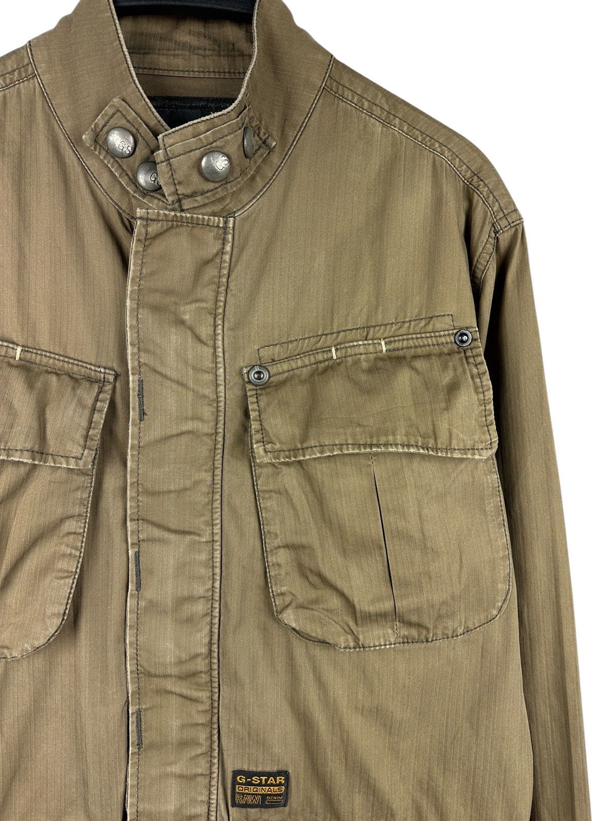 G-Star × Vintage Vintage G-Star Navigator Delta Overshirt Military Jacket Size US XL / EU 56 / 4 - 3 Thumbnail