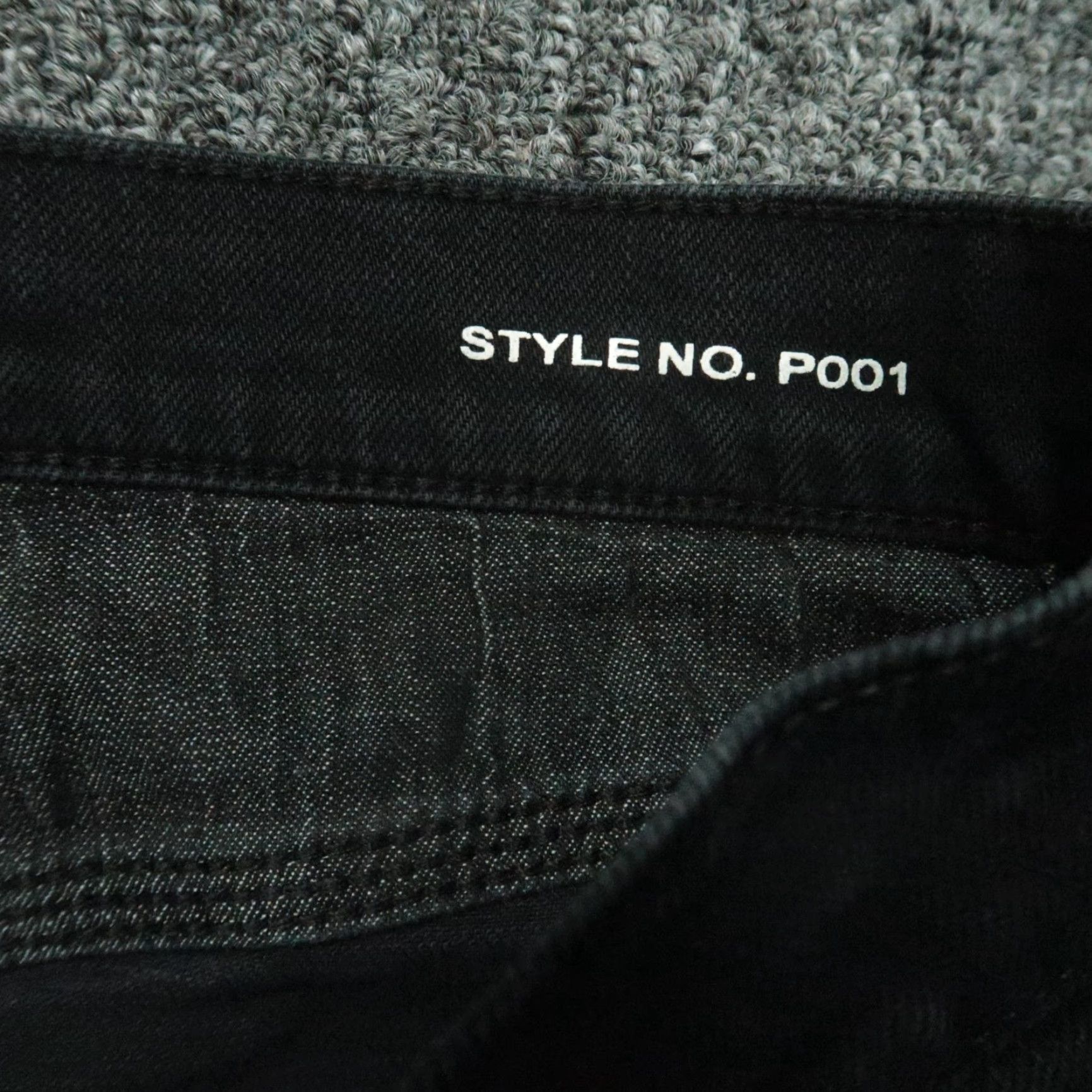 J Brand Purple Brand Jeans Mens 33x34 Black 5-Pocket Distressed Slim Straight Denim Cotton Belt Loops Vintage No Size US 33 - 5 Thumbnail