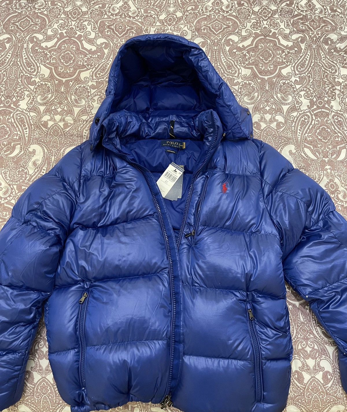 Polo Ralph Lauren Glossy blue Ralph Lauren puffer Size US L / EU 52-54 / 3 - 1 Thumbnail