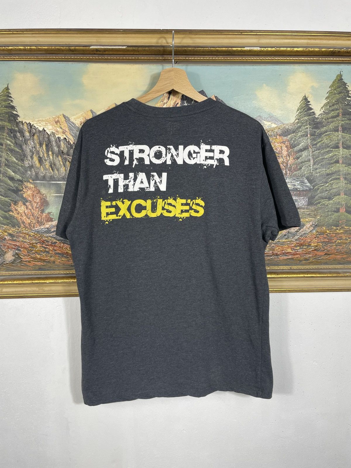 Other Gold’s Gym grey Tee Sportswear Big Logo Strongman Size US L / EU 52-54 / 3 - 2 Thumbnail