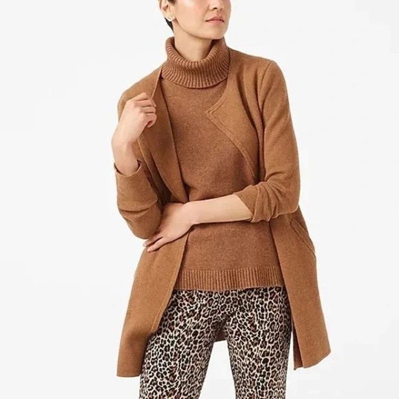 J.Crew J Crew Vanessa Cardigan Sweater Jacket Open Front Longline S Size S / US 4 / IT 40 - 2 Thumbnail