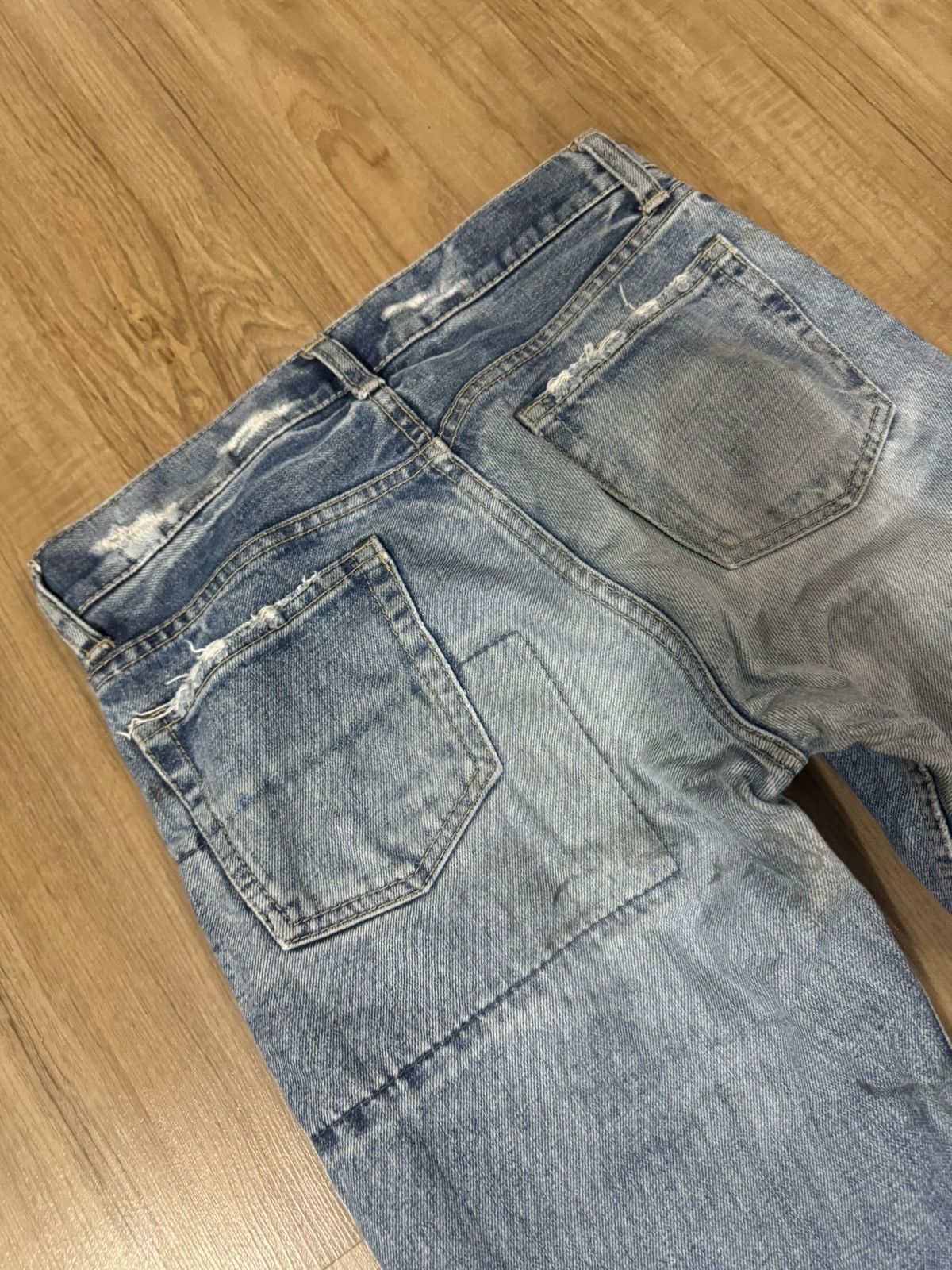 Japanese Brand DOMINGO PATCHWORKS STYLE JEANS Size US 28 / EU 44 - 6 Thumbnail