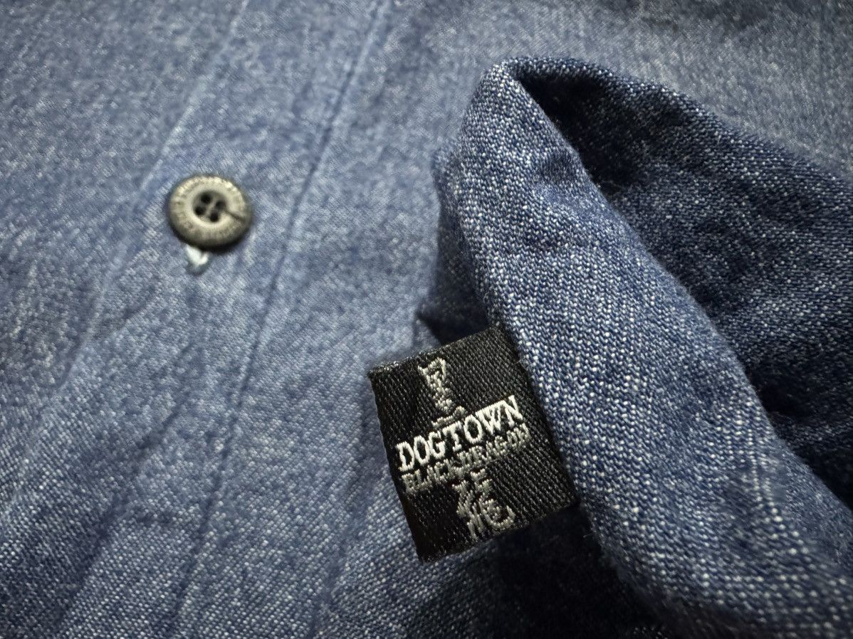 Dogtown × Japanese Brand Dogtown Black Dragon Denim Shirt Size US XL / EU 56 / 4 - 11 Thumbnail
