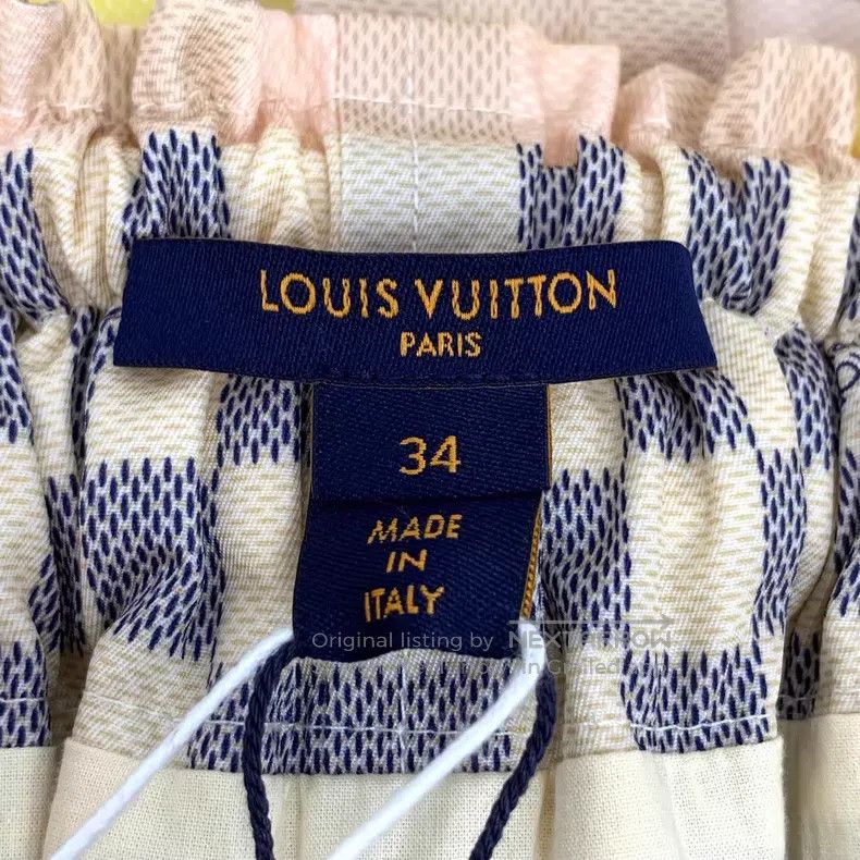 Louis Vuitton Louis Vuitton 22 Colorblock Checkerboard Full Print Drawst Size 33" - 5 Thumbnail