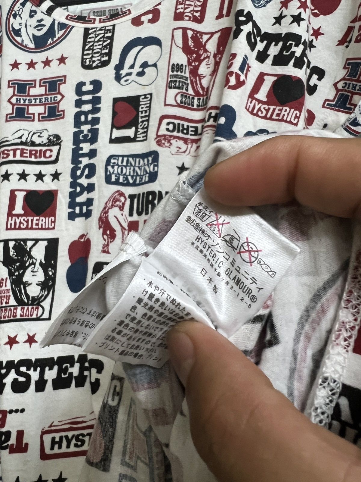 Designer × Hysteric Glamour × Japanese Brand HYSTERIC GLAMOUR FULL PRINT JAPANESE BRAND SHIRT Size M / US 6-8 / IT 42-44 - 6 Thumbnail