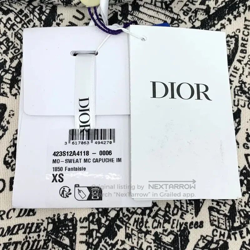 Dior Dior Colorblock Cotton Womens Hoodie . Size XS / US 0-2 / IT 36-38 - 5 Thumbnail
