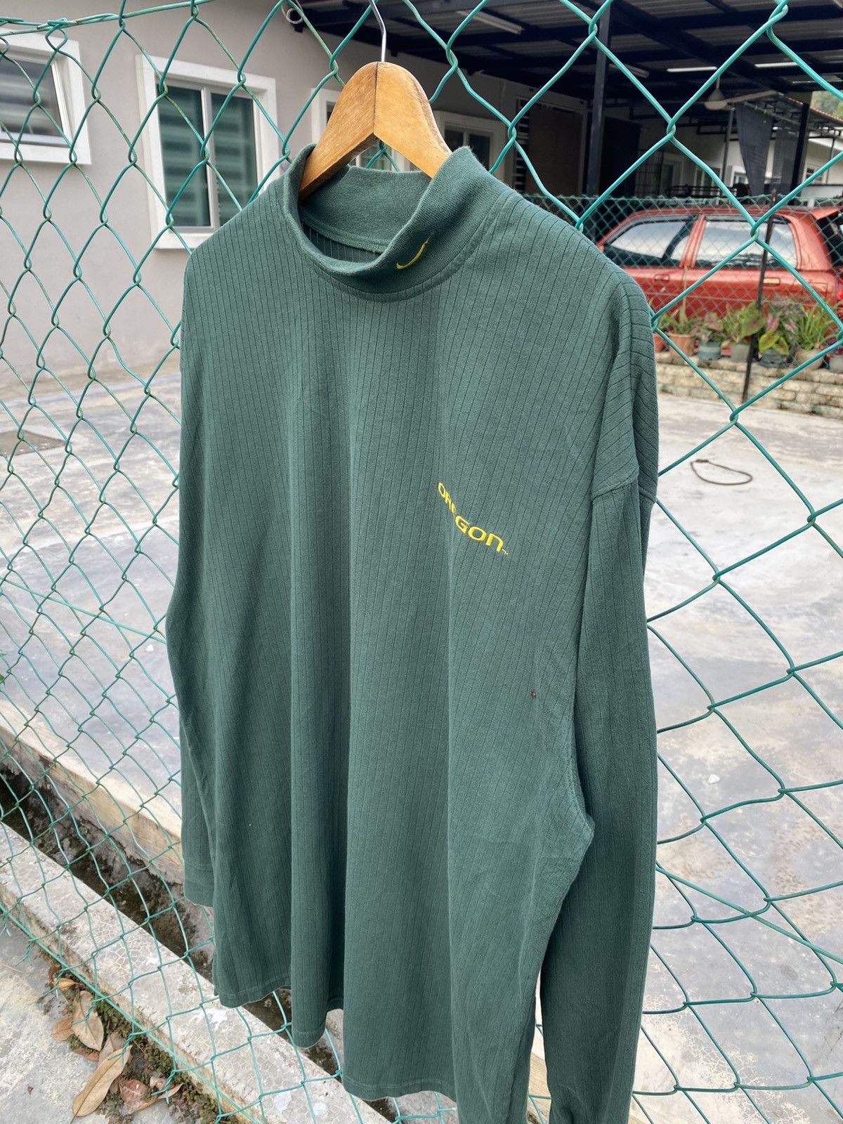 Nike Vintage 90’s Nike oregon mock neck swoosh long sleeve tees Size US XXL / EU 58 / 5 - 4 Thumbnail