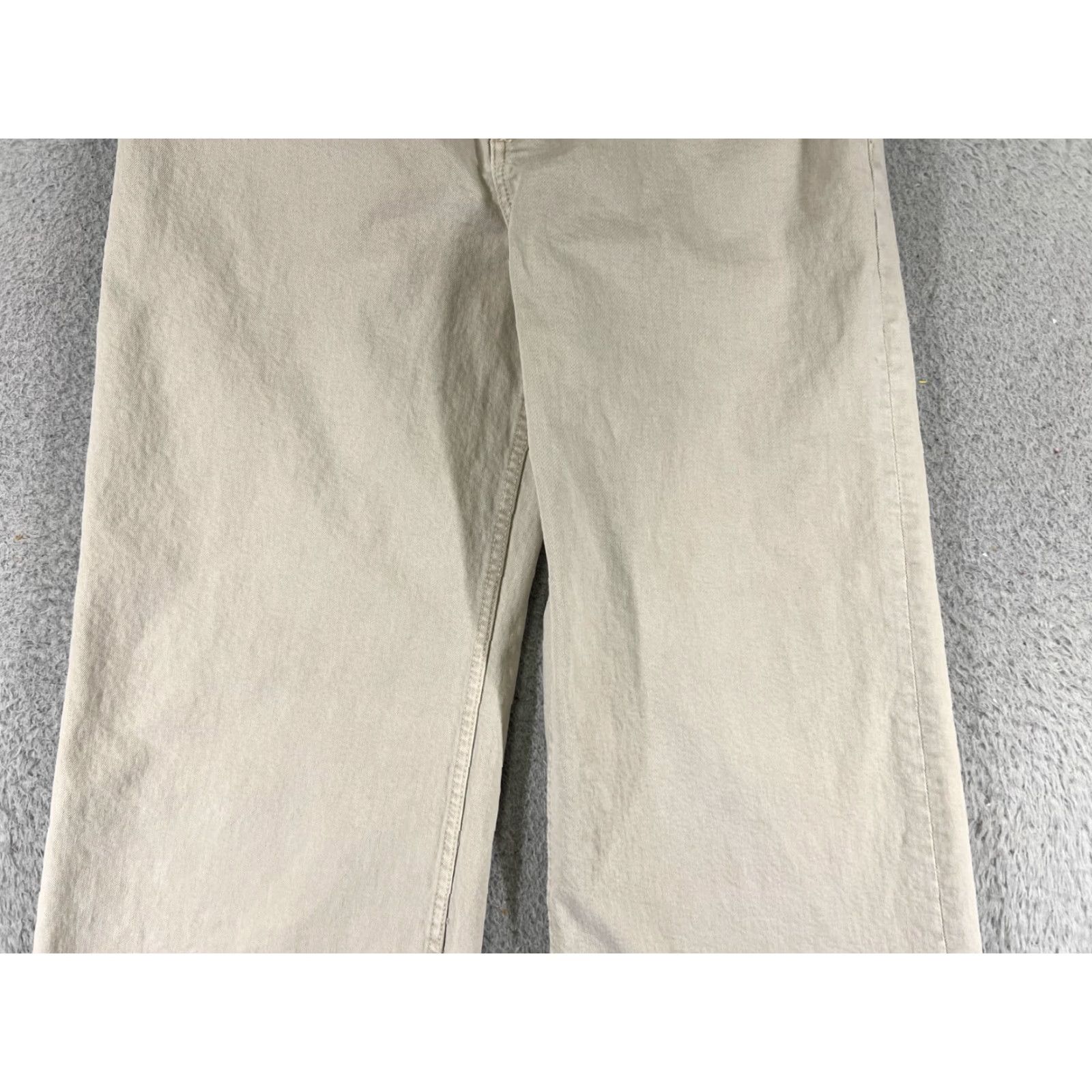 Vintage VINTAGE Buckle Bke Denim Jeans Waist 29 Inseam 26 Beige Wide-Leg High Rise 29x26 Womens Jeans Shirt? Size 32" / US 10 / IT 46 - 3 Thumbnail