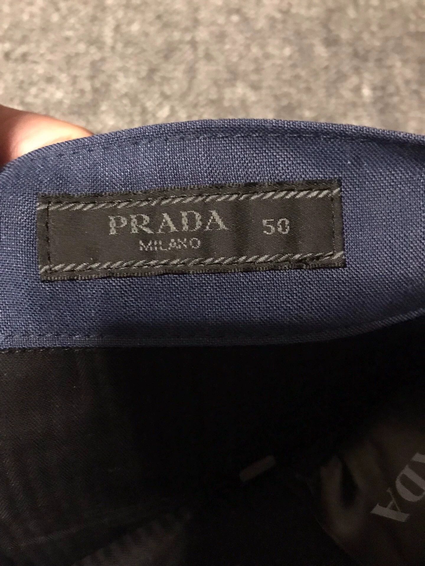 Polo Ralph Lauren Prada new size 50 wool mohair cuffed chinos inner drape Size US 34 / EU 50 - 4 Thumbnail