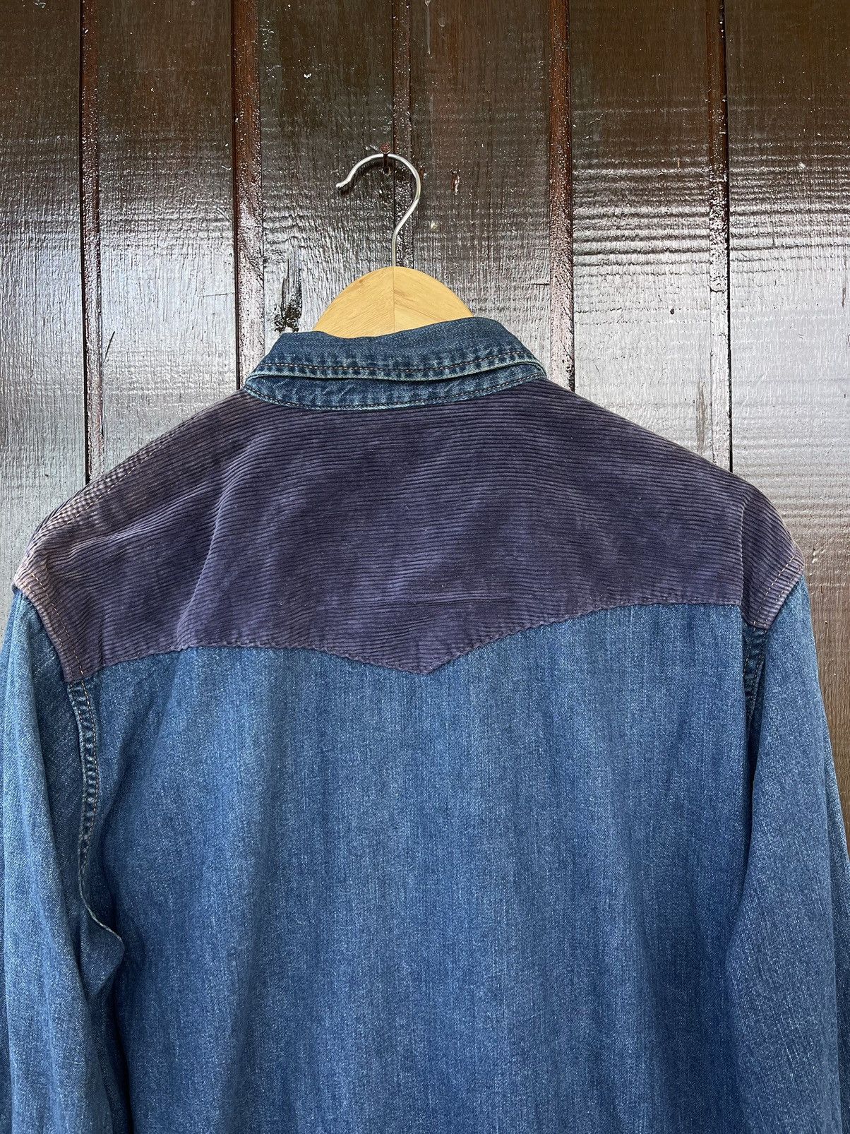 Blue Blue Japan Vintage Blue Blue Japan denime westren shirt Size US M / EU 48-50 / 2 - 15 Thumbnail