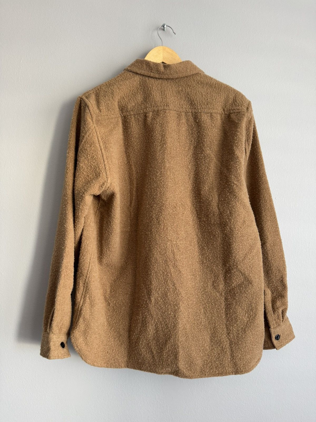 Norse Projects Norse Projects Silas Textured Cotton Wool Overshirt Camel Size US M / EU 48-50 / 2 - 3 Thumbnail