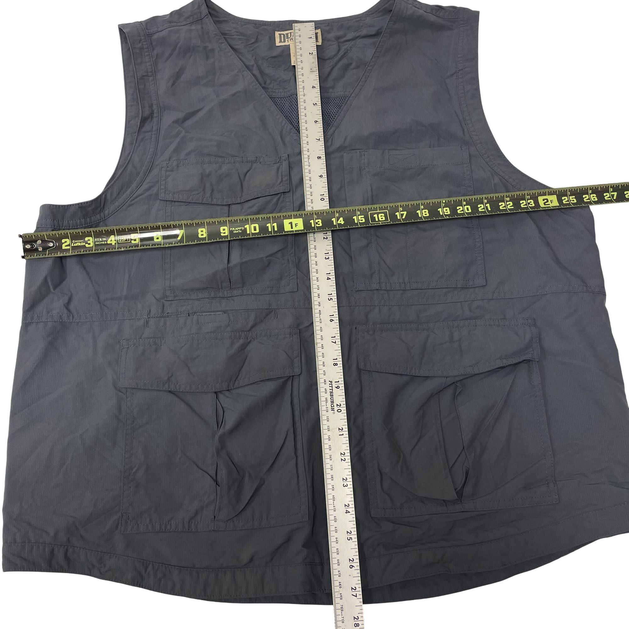Duluth Trading Company Duluth UTILITY Fishing NYLON Mesh SAFARI Photo Vesth Size US XL / EU 56 / 4 - 6 Thumbnail