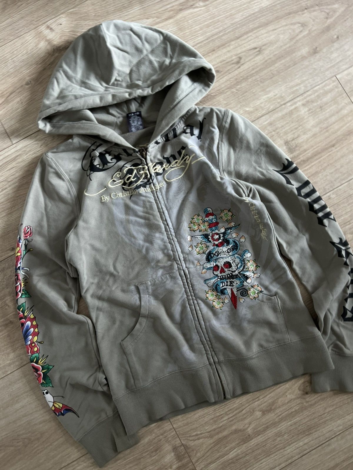 Ed Hardy Ed hardy zip hoodie y2k ed hardy crazy print Size S / US 4 / IT 40 - 9 Thumbnail