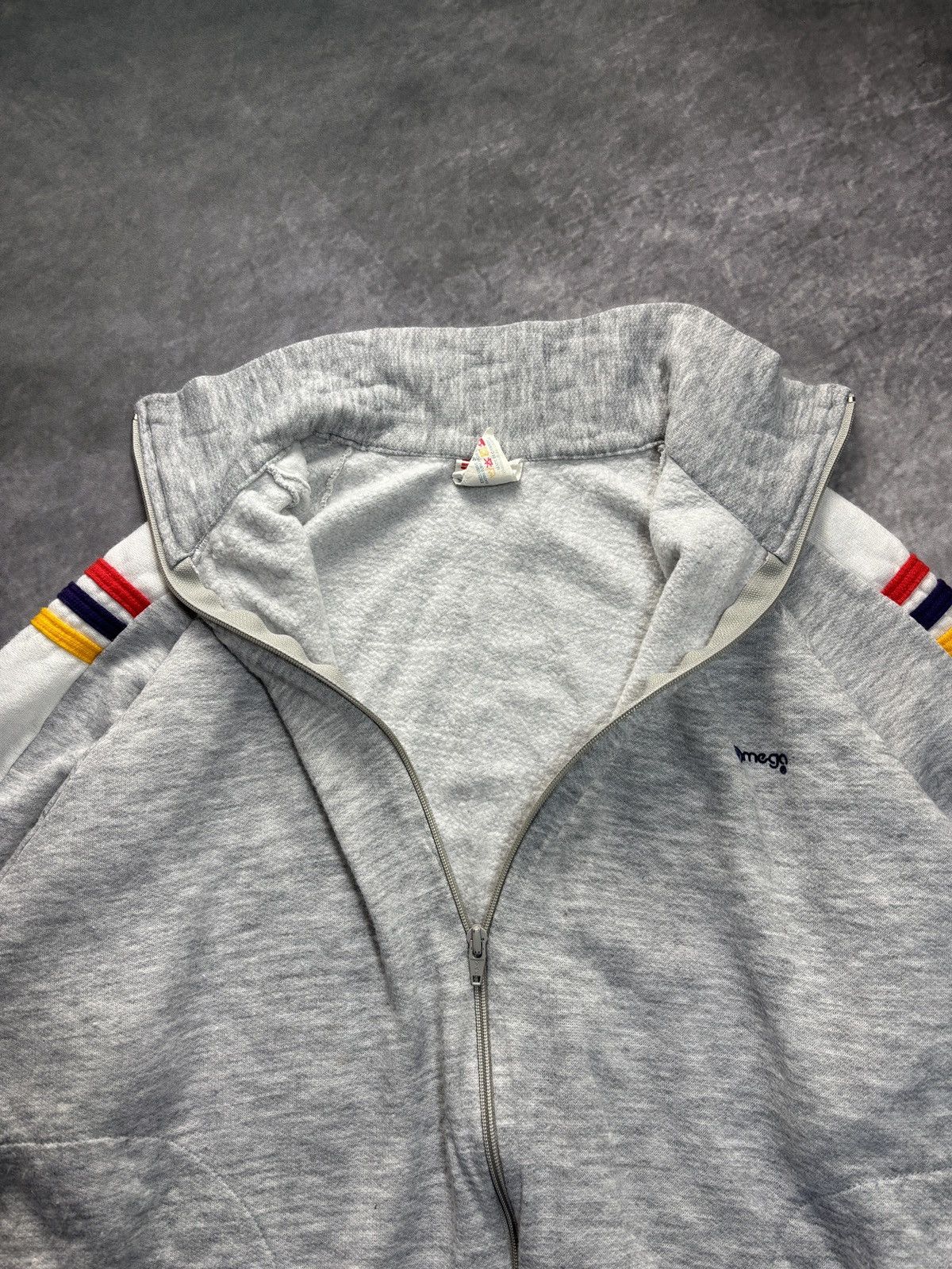 Vintage 80s Vintage Track Jacket Zip Up Sweatsuit Sweatshirt Omega Size US S / EU 44-46 / 1 - 4 Thumbnail