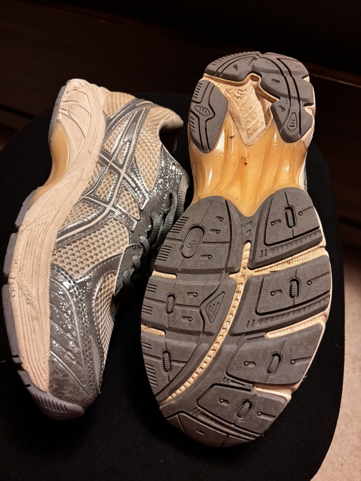 Asics Asics 2160 Cream/Pure silver Size US 9 / EU 42 - 4 Thumbnail