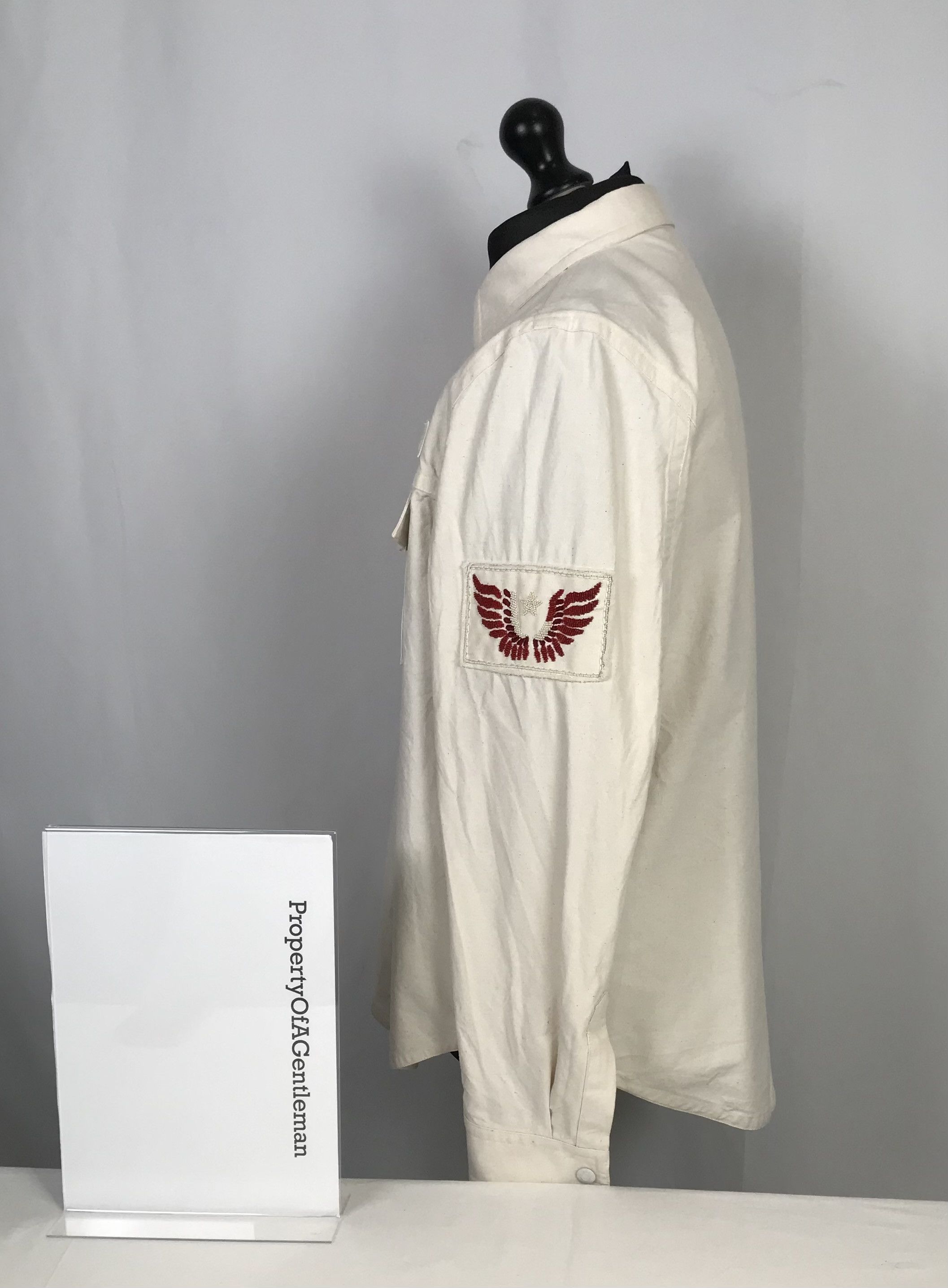 Valentino Valentino Embroidered Denim Jacket Size US L / EU 52-54 / 3 - 4 Thumbnail