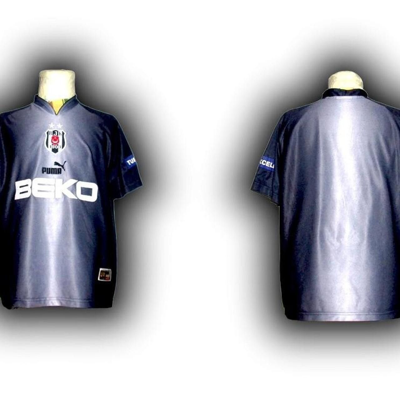 Puma BJK Besiktas Turkey 2004 2005 Fourth 4th shirt jersey Size US M / EU 48-50 / 2 - 2 Thumbnail