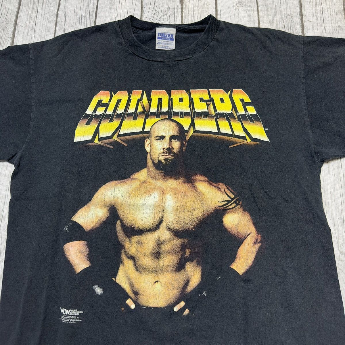 Tultex × Vintage × WCW/nWo Vintage Goldberg tee Size US XL / EU 56 / 4 - 3 Thumbnail