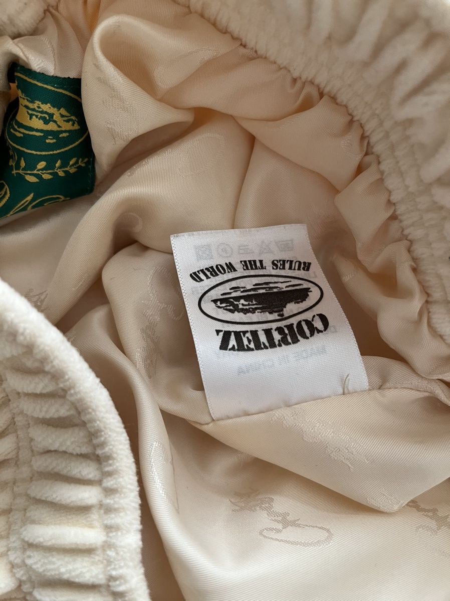 Corteiz Crtz Allstarz VVS Velour Bottoms medium size vanilla cream Size US 32 / EU 48 - 8 Thumbnail