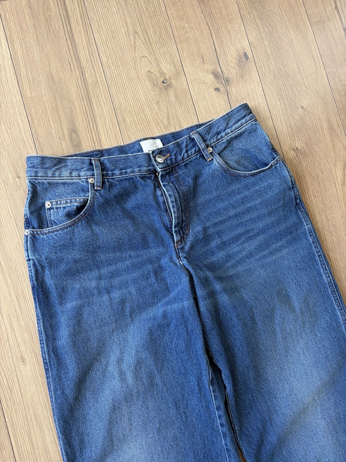 Isabel Marant MARANT Jorge Denim Wide Loose Fit Pants Size US 33 - 3 Thumbnail