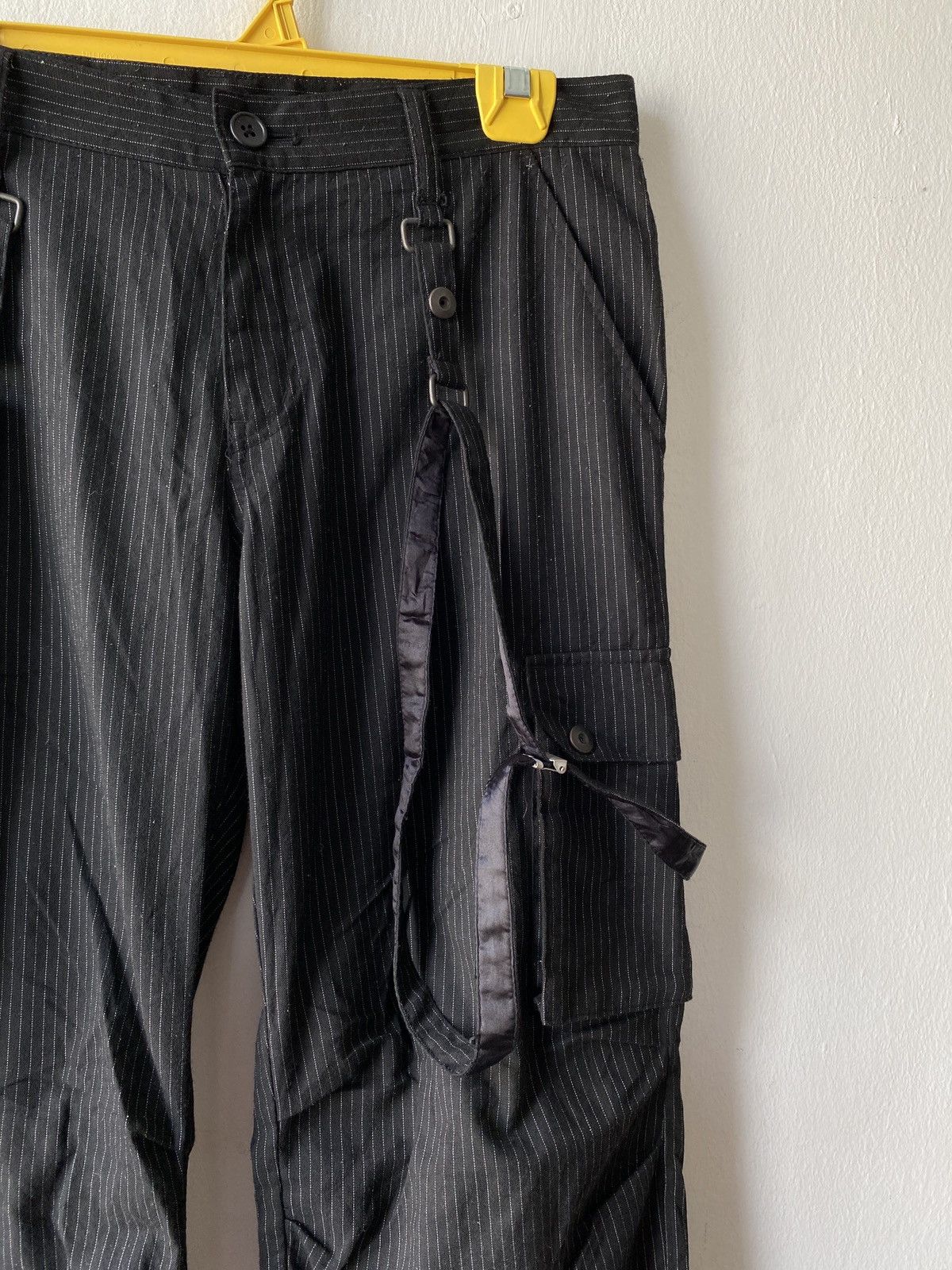 Japanese Brand Japanese Brand PPFM Stripe Bondage Multipocket Cargo Pant Size US 31 - 7 Thumbnail