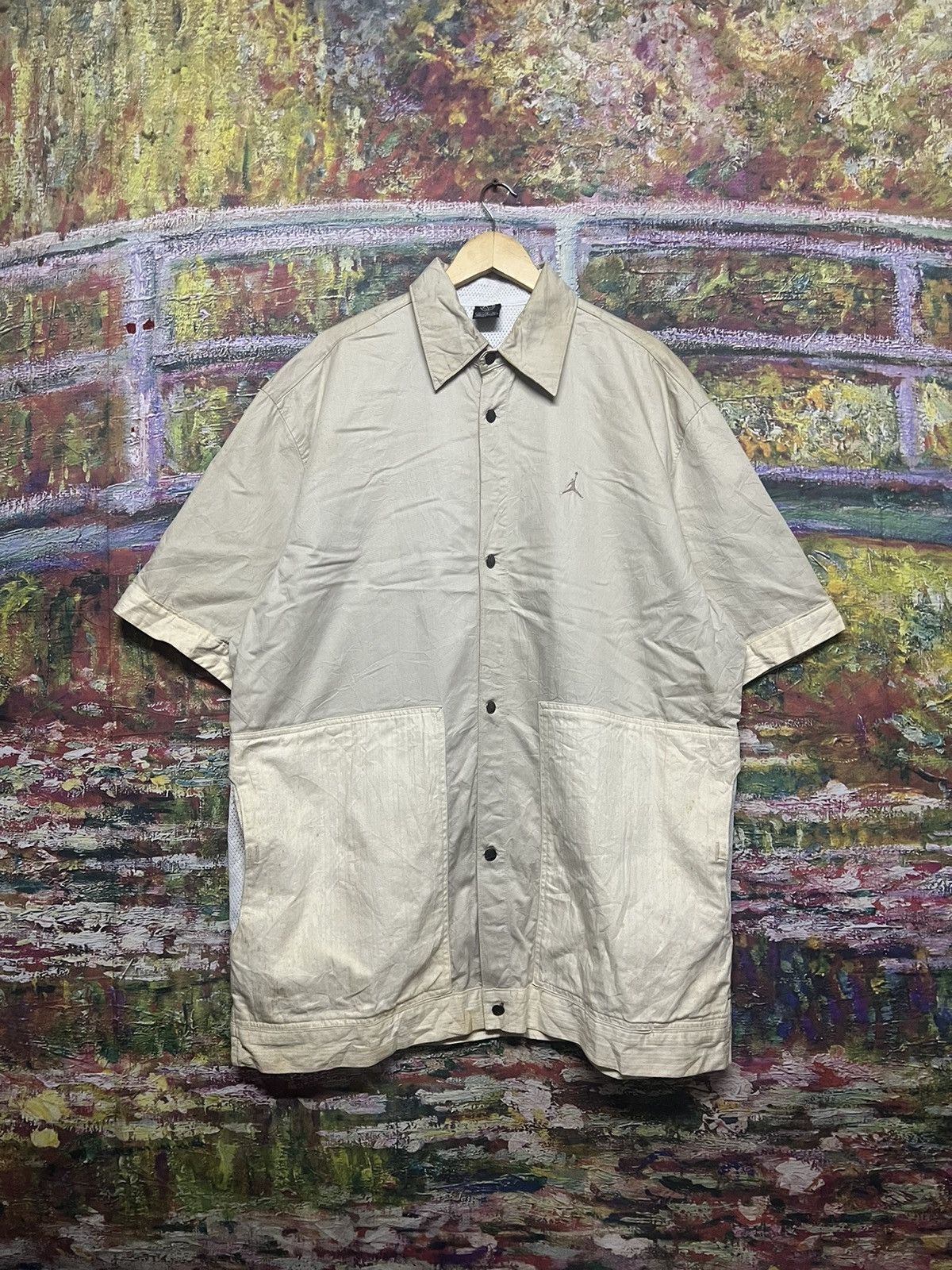 Vintage 20th Anniversary nike Air Jordan shirt button up