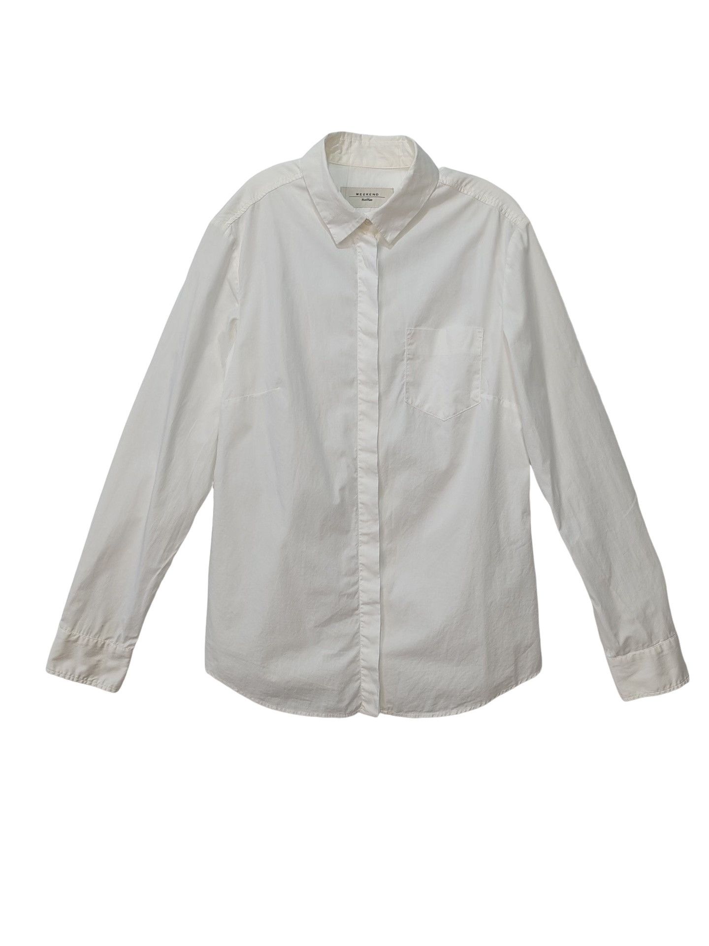 Max Mara Weekend MaxMara White Button Up Shirt Size 38 Size XS / US 0-2 / IT 36-38 - 1 Thumbnail