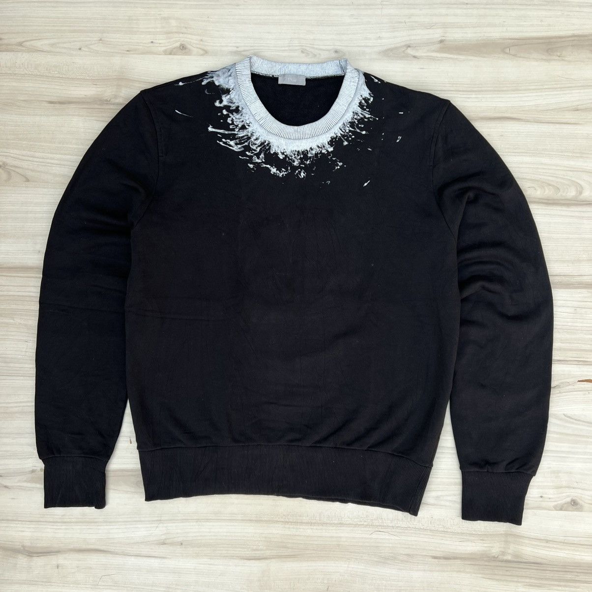 Dior Dior Homme painted crewneck sweatshirt. Size US L / EU 52-54 / 3 - 1 Thumbnail