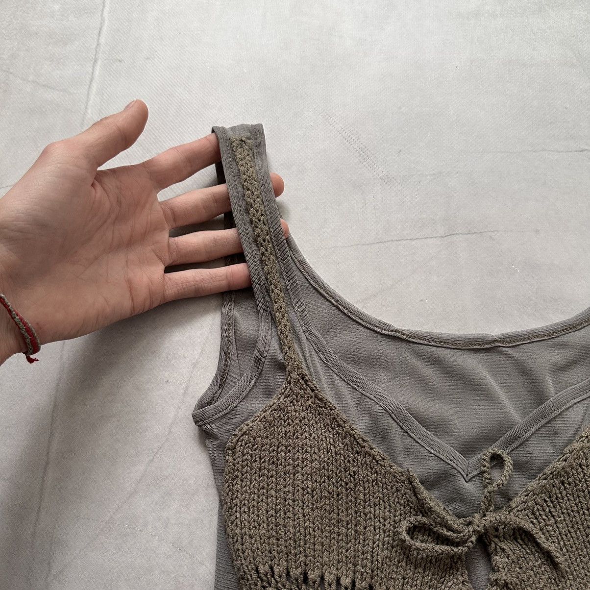 Hysteric Glamour Boho Mesh Knit Tank Top T Shirt Miss Sixty Cop Copine Vibe Size S / US 4 / IT 40 - 5 Thumbnail