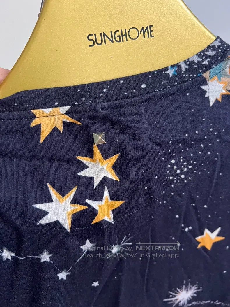 Valentino Valentino Galaxy Men's Short Sleeve T-Shirt Size US M / EU 48-50 / 2 - 3 Thumbnail