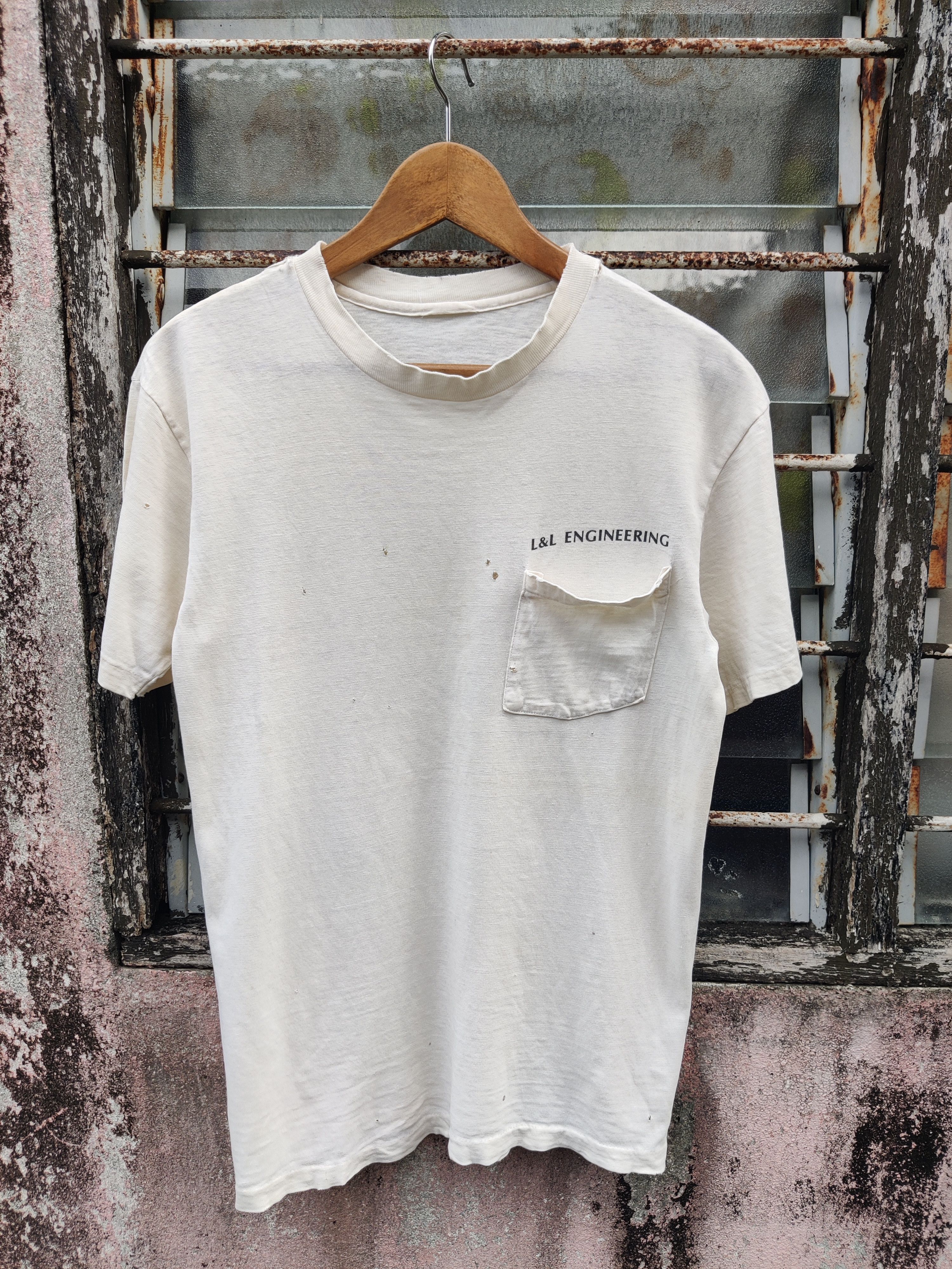 Caterpillar Vintage Distressed L&L Engineering Caterpillar Shirt Size US S / EU 44-46 / 1 - 5 Thumbnail