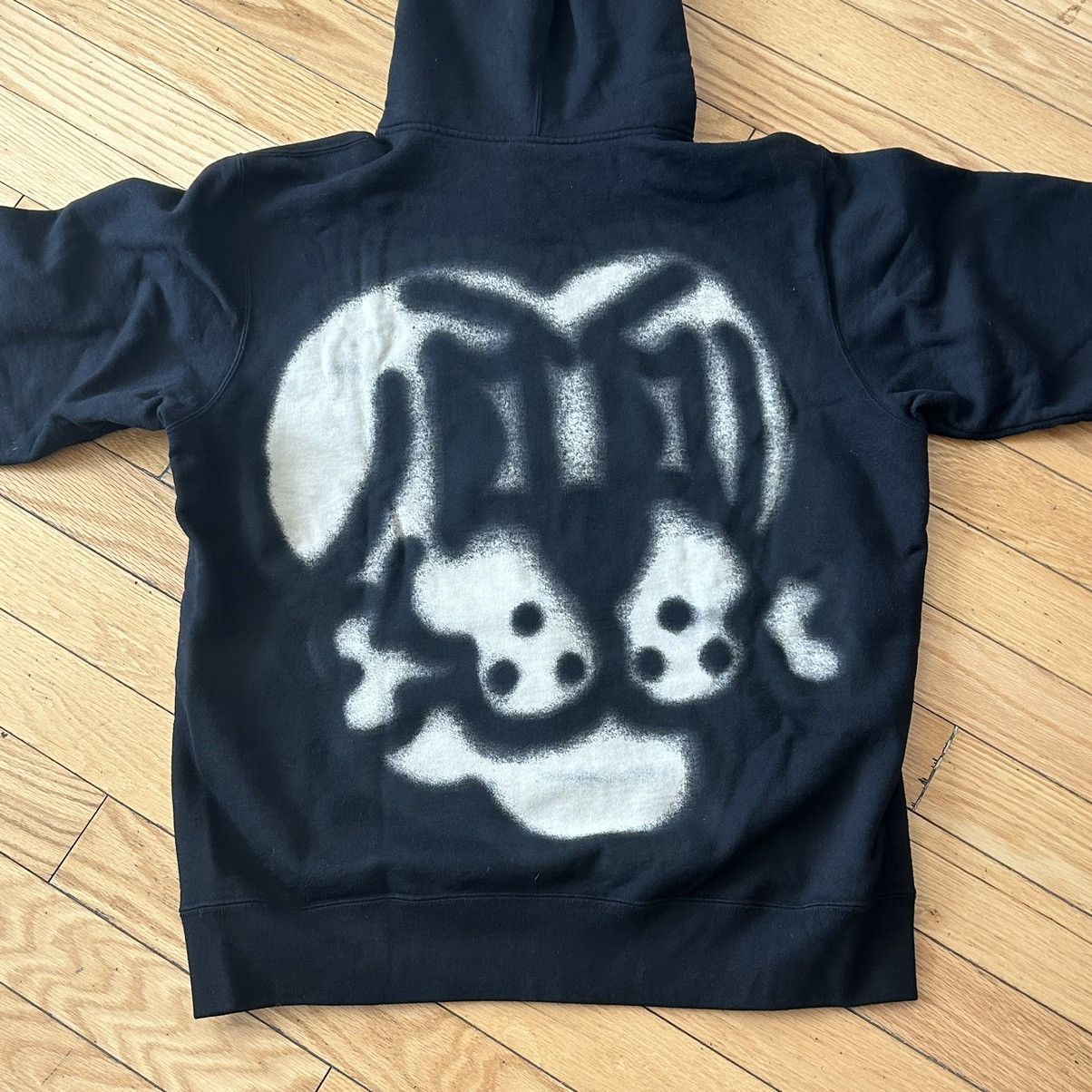 Supreme Supreme Bone Zip Hooded Sweatshirt Black XL | Grailed