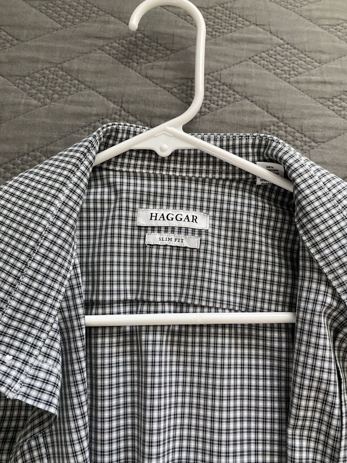 Haggar Haggar Slim Fit Button Up Size US L / EU 52-54 / 3 - 4 Thumbnail
